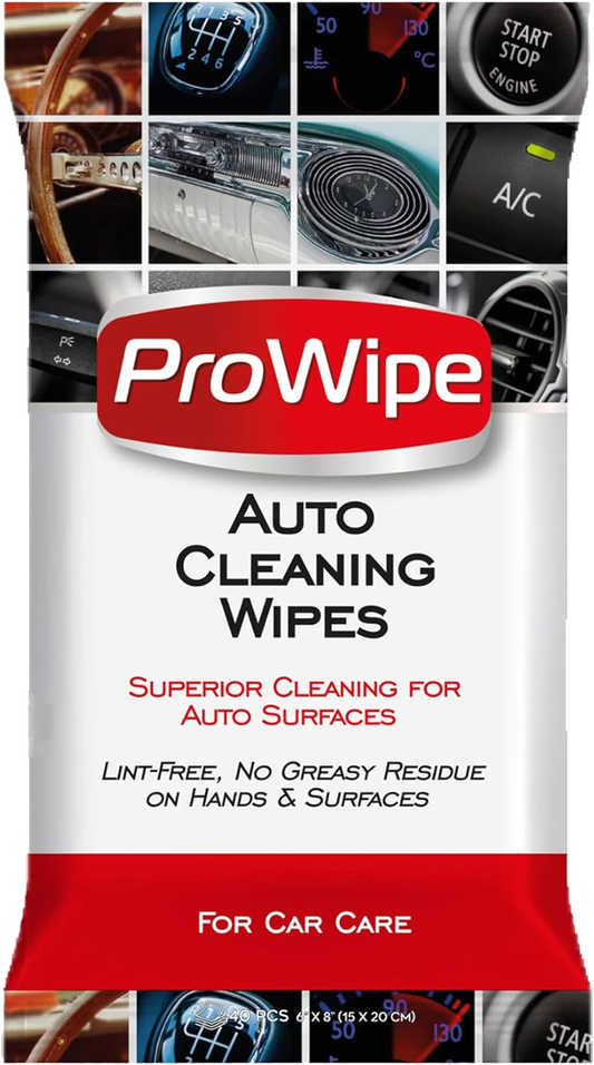 Car Cleaning Wipes - Car Interior Cleaner, Car Dashboard Cleaner - 1X40 Count