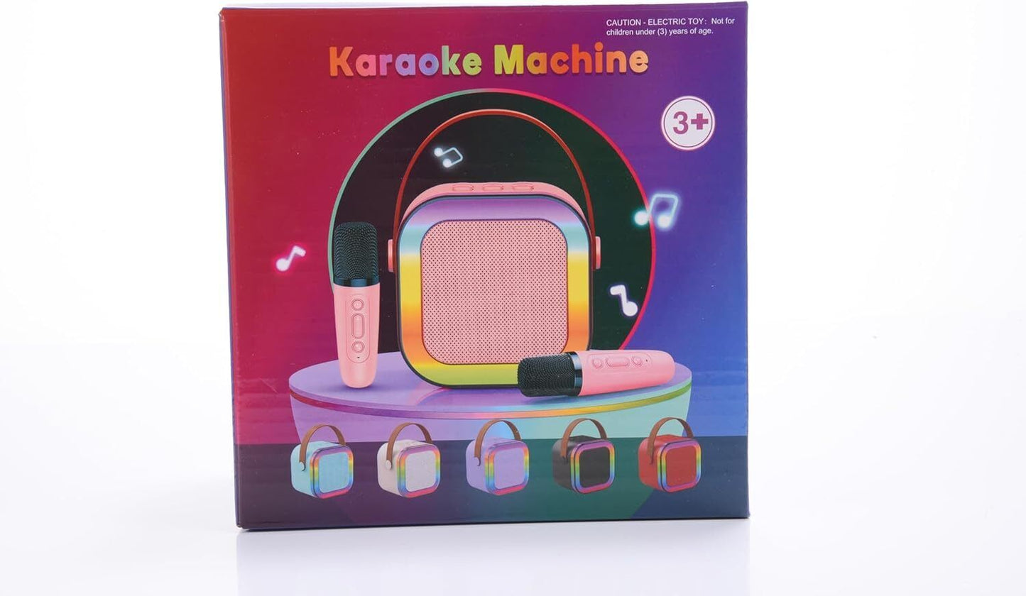 Karaoke Machine 2 Microphones, Birthday Gifts for Girls Toys Age 3-15 Year Old G