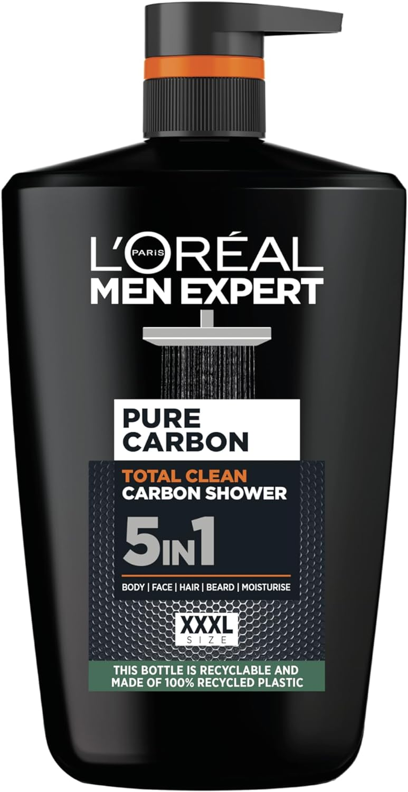 L'Oréal Men Expert Pure Carbon Shower Gel Large XXL 1L