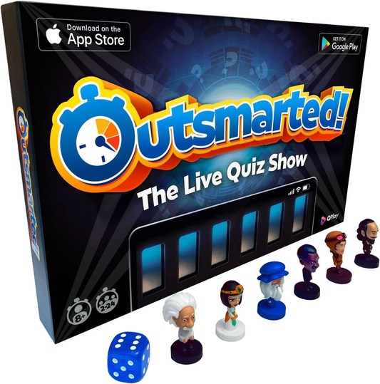 Outsmarted - the Live Quiz Show Board Game Kids, Teens & Adults 2024 Edition