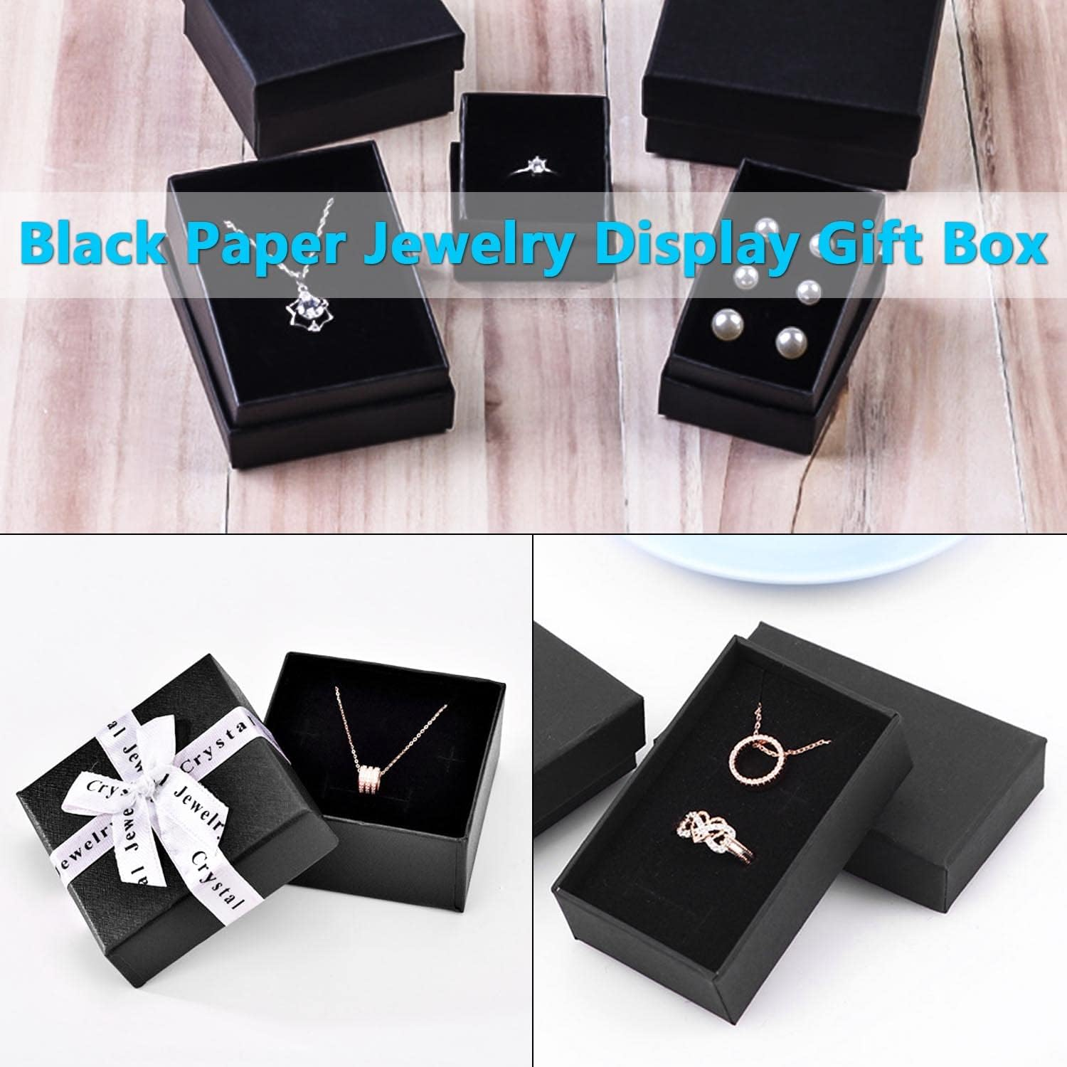 12 Pcs Jewellery Box Jewellery Gift Box Cardboard Jewellery Box Display Box Rec