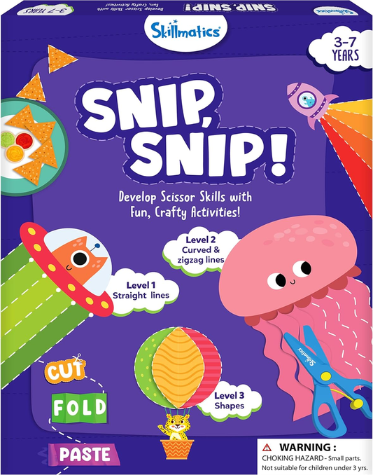 Art & Craft Activity Kit - Snip, Develop Scissor Skills, Stocking Stuffers 