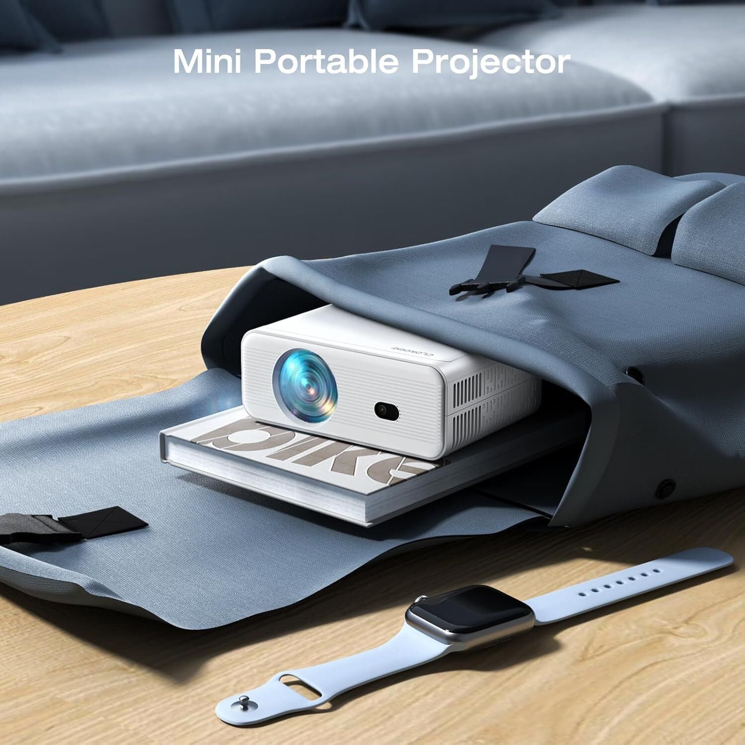 Mini Projector with Wifi and Bluetooth 1080P 4K Projector