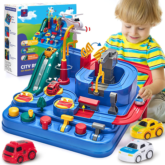 Kids Car Race Track Adventure Vehicles Toy Learning & Intelligence Educational