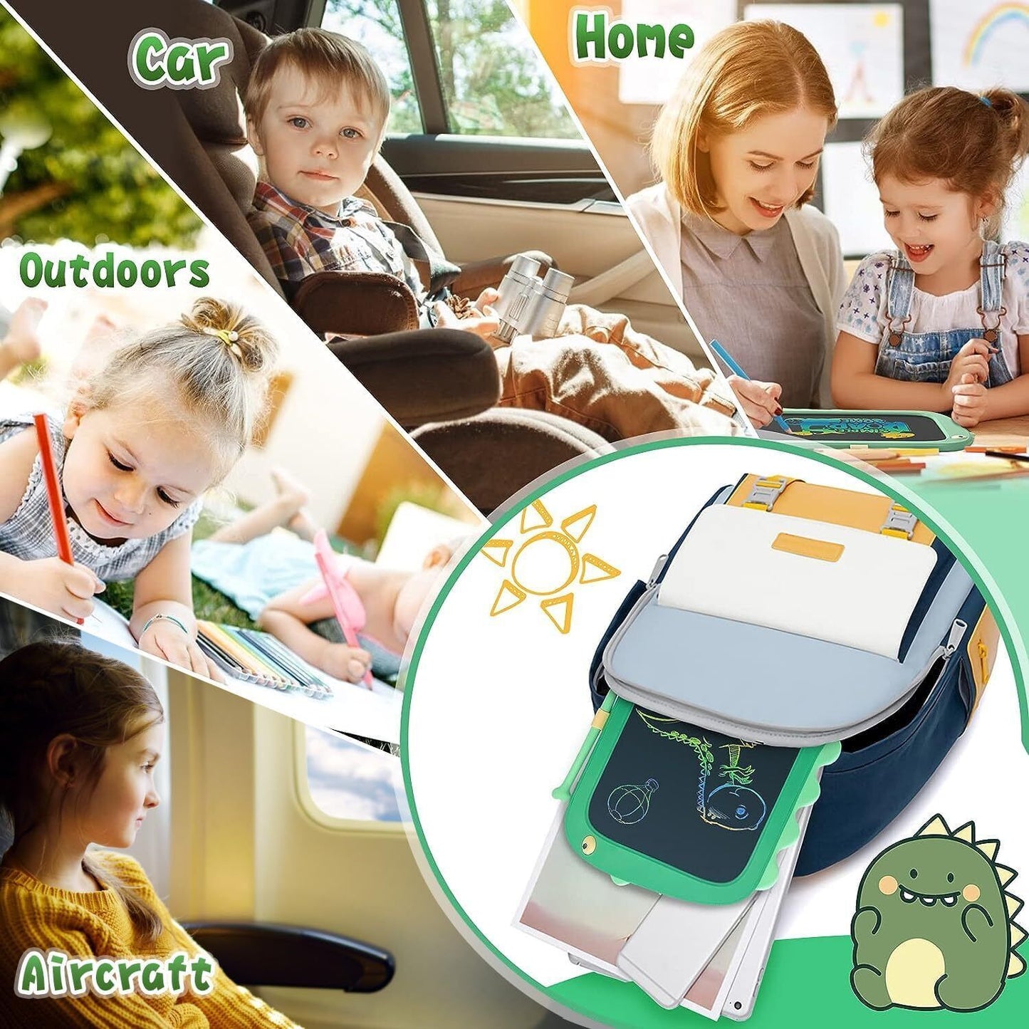 Toddler Toys for 3 4 5 6 7 8 Year Old Boys Girls Gifts, LCD Writing Tablet 8.5In