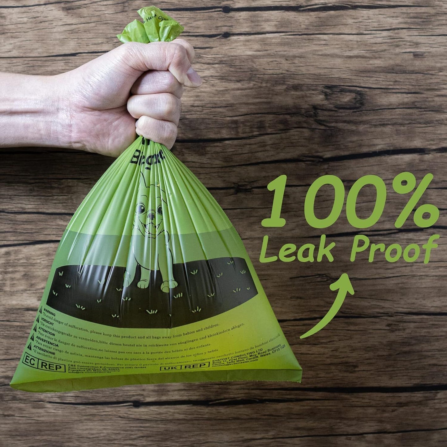 Poo Bags for Dog Waste, 540 Extra Thick Strong 100% Leak Proof Biodegradable Dog