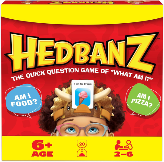 Hedbanz 2Nd Edition Picture Guessing Board Game Family and  Kids’ Games  