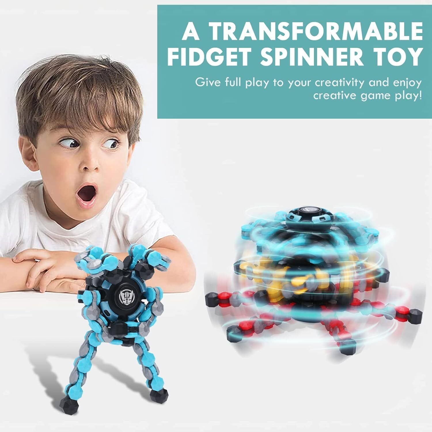 Fidget Spinner Toy,  Hand Finger Spinner Creative Fingertip Mechanical Gyro