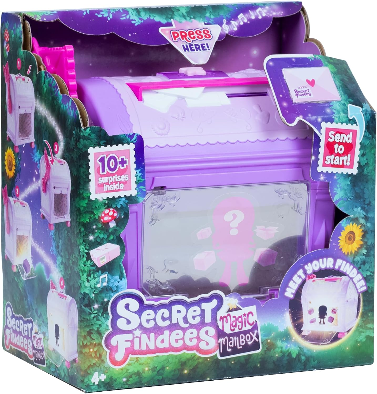 Magic Mailbox - Purple | Includes 10 plus Surprises with Lights and Sounds