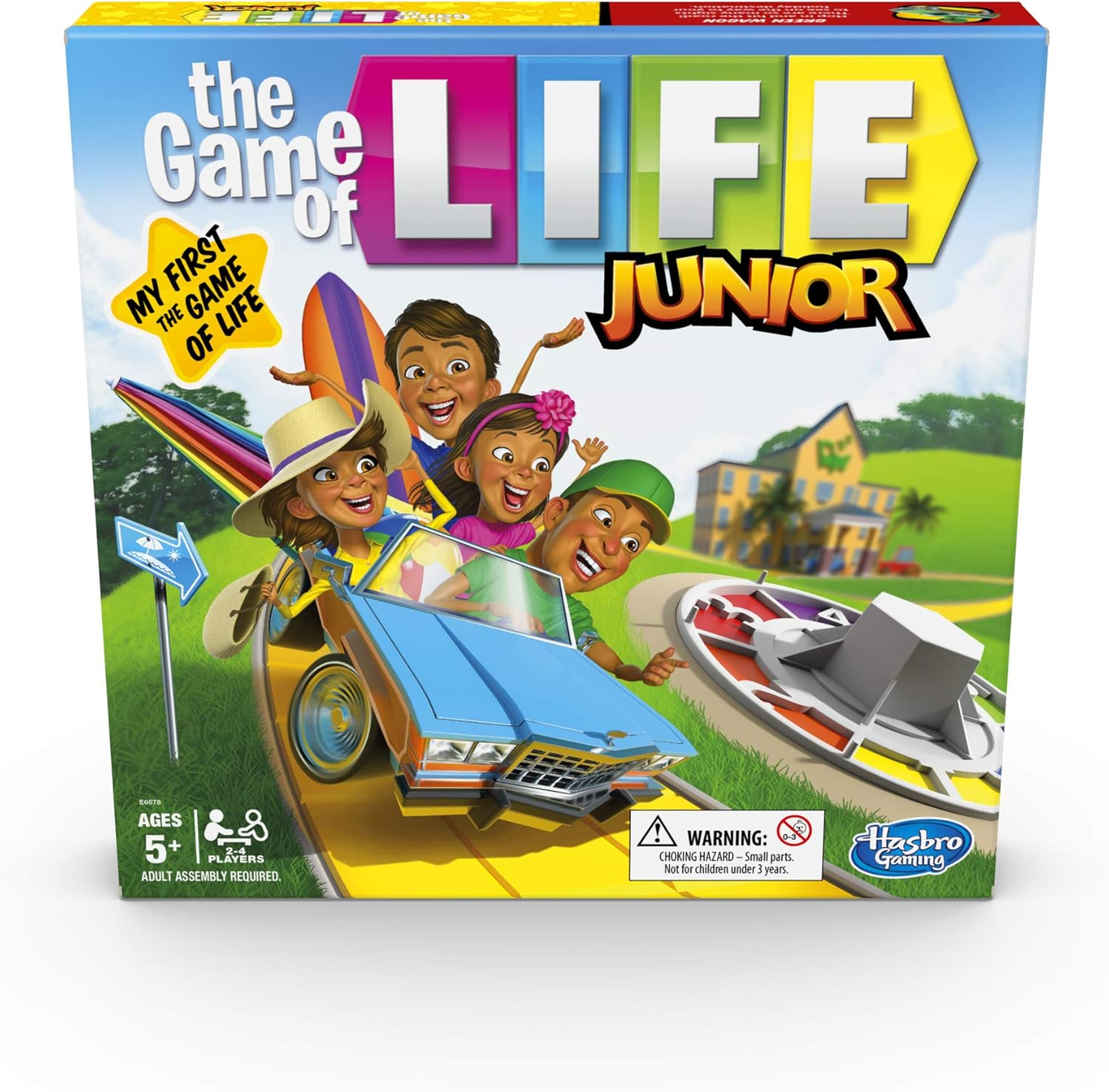 the Game Junior Board Game for Kids from Age 5, Game for 2 to 4 Players