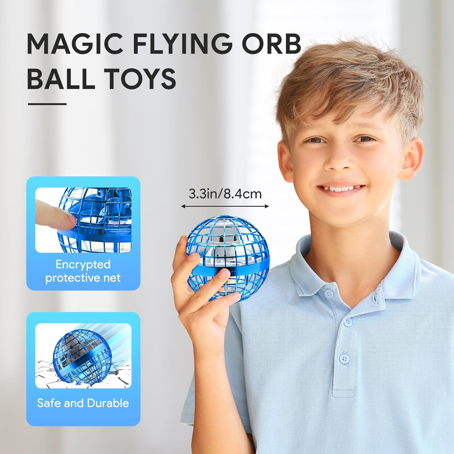 Flying Orb Ball Toys 2024, Boomerang Ball, 360°Rotating Hand Controlled Hover