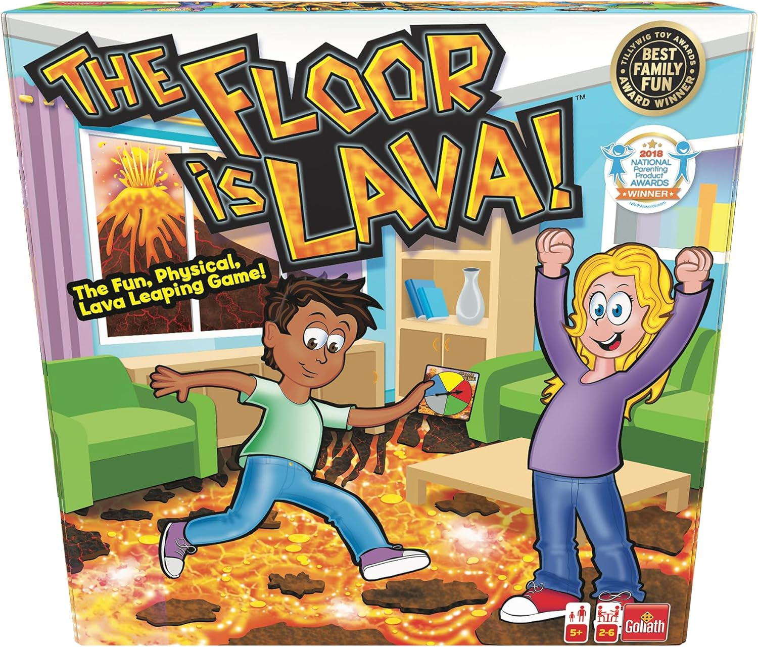 The Floor Is Lava! | the Fun, Physical, Lava Leaping Game | Kids Party Games 