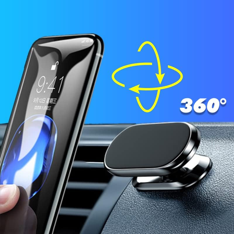 Phone Holder for Car, 8 Strong Magnets Upgraded , Magnetic Mount with 360° Rotat