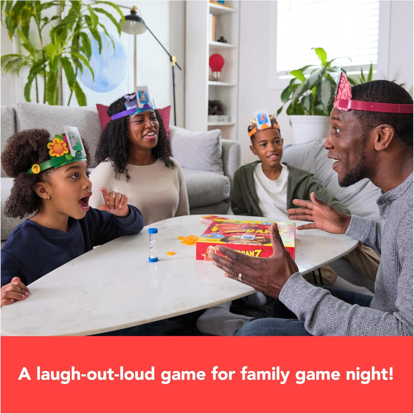 Hedbanz 2Nd Edition Picture Guessing Board Game Family and  Kids’ Games  