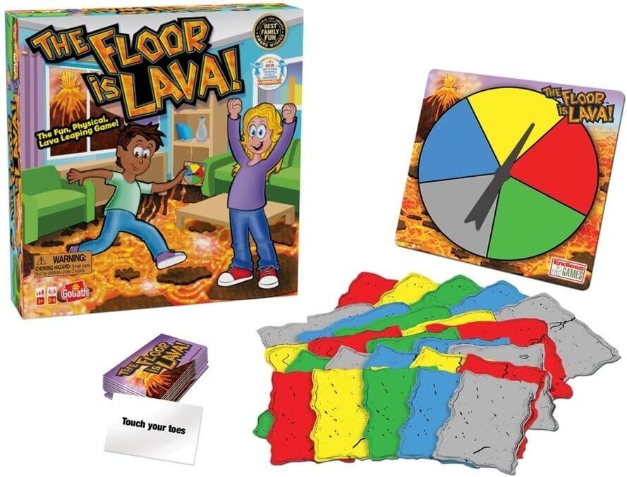 The Floor Is Lava! | the Fun, Physical, Lava Leaping Game | Kids Party Games 