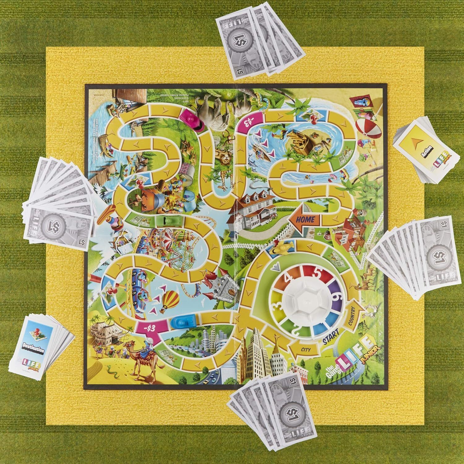 the Game Junior Board Game for Kids from Age 5, Game for 2 to 4 Players