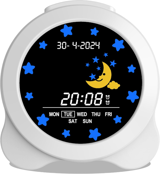 Kidz Sleep Trainer Alarm Clock - Kid'S Digital Alarm Clock for Sleep Training, L