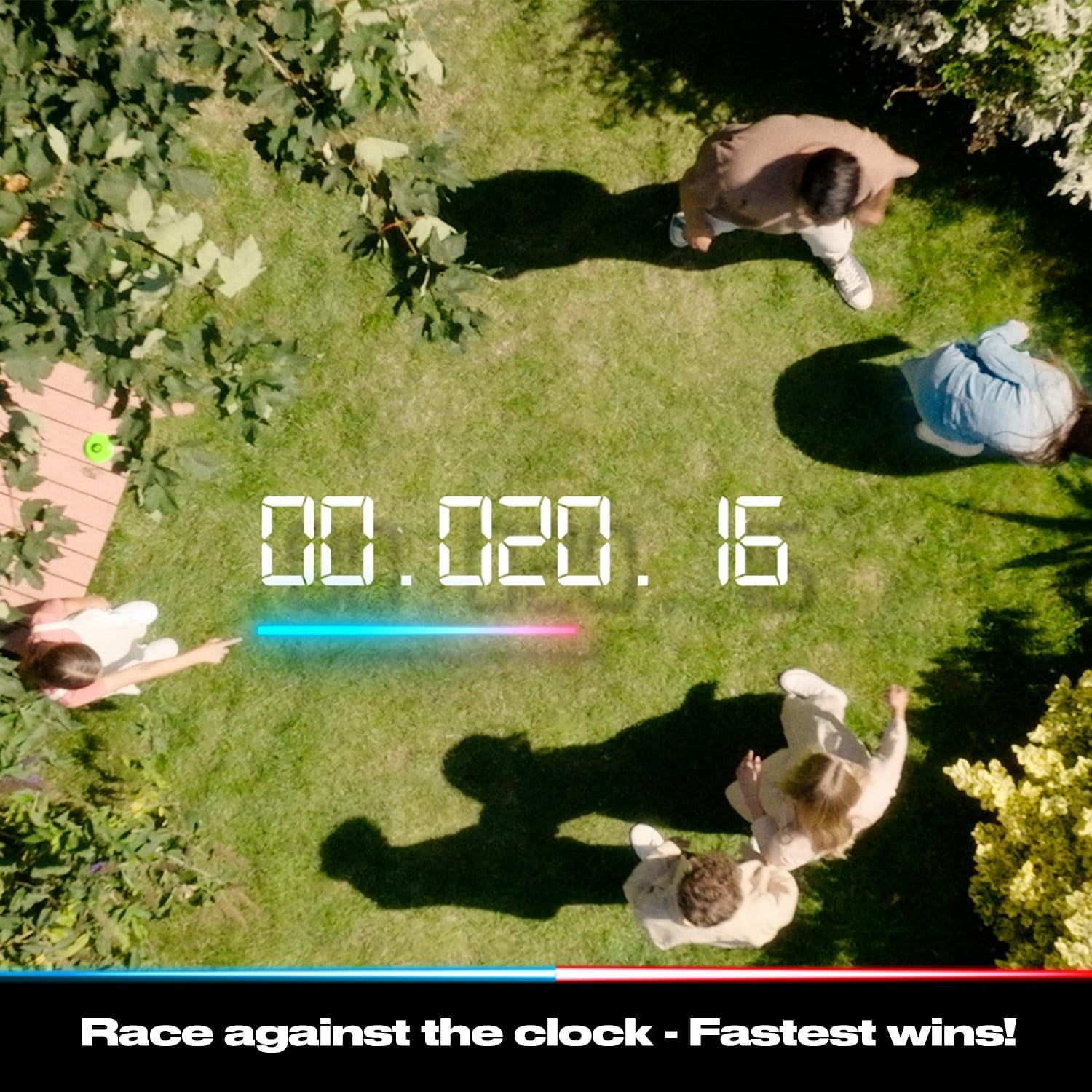 Fast Reaction Race Game, Race against Yourself or up to 10 Friends for Kids