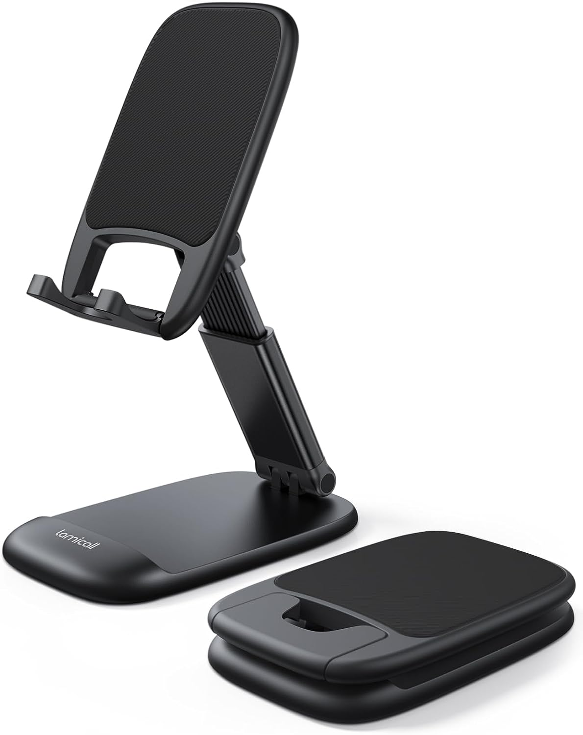 Foldable Phone Stand for Desk - Height Adjustable Phone Holder Cradle Dock