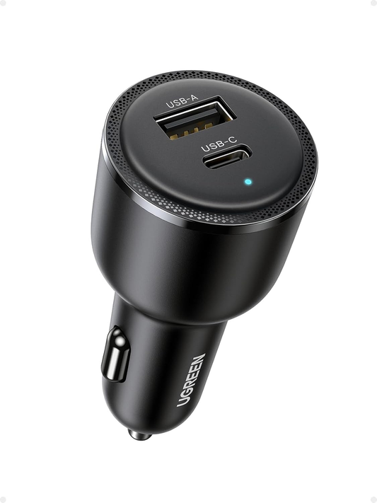 63W USB C Car Charger Fast Charging PPS 45W & QC3.0 & PD3.0