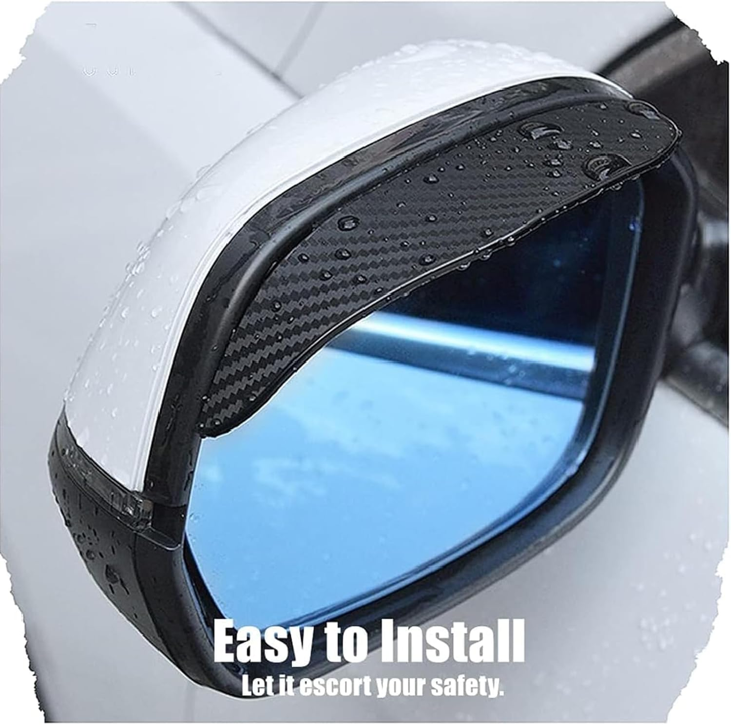 Blind Spot Mirrors for Cars Wing Mirror Rain Deflector 360°Rotatable Side Mirror