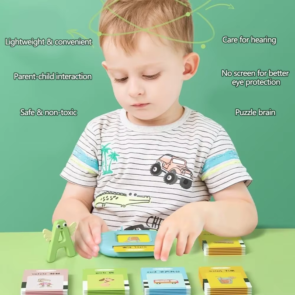 Early Education Flash Card Learning Toys Talking Flashcards for Kids Preschool E