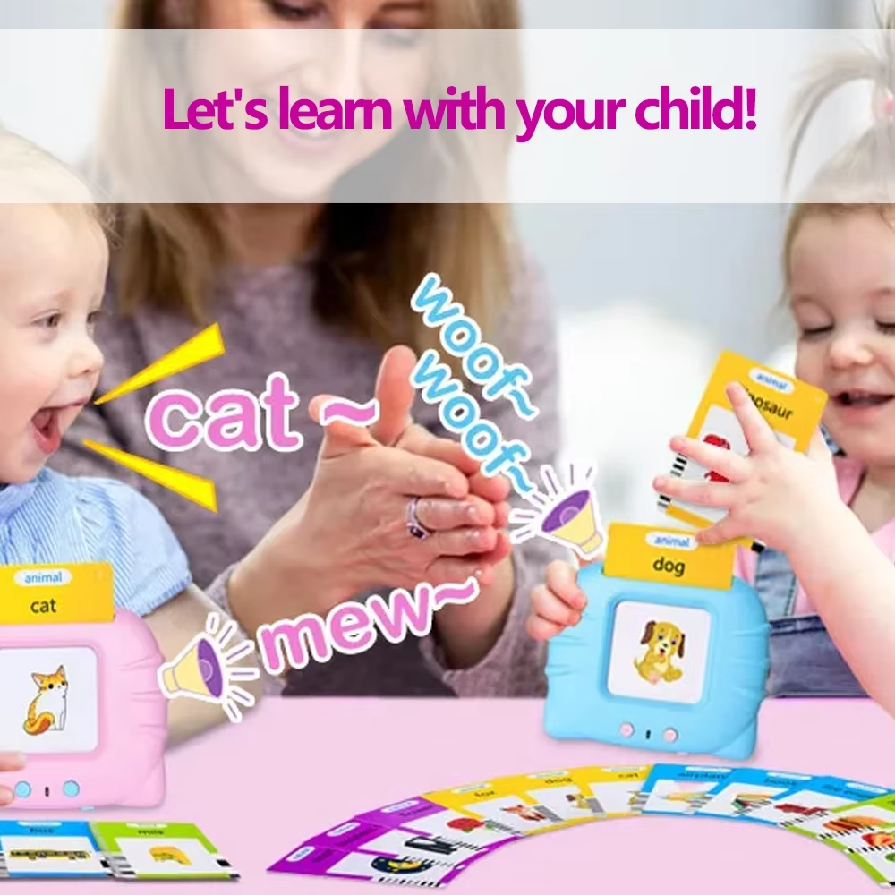 Early Education Flash Card Learning Toys Talking Flashcards for Kids Preschool E