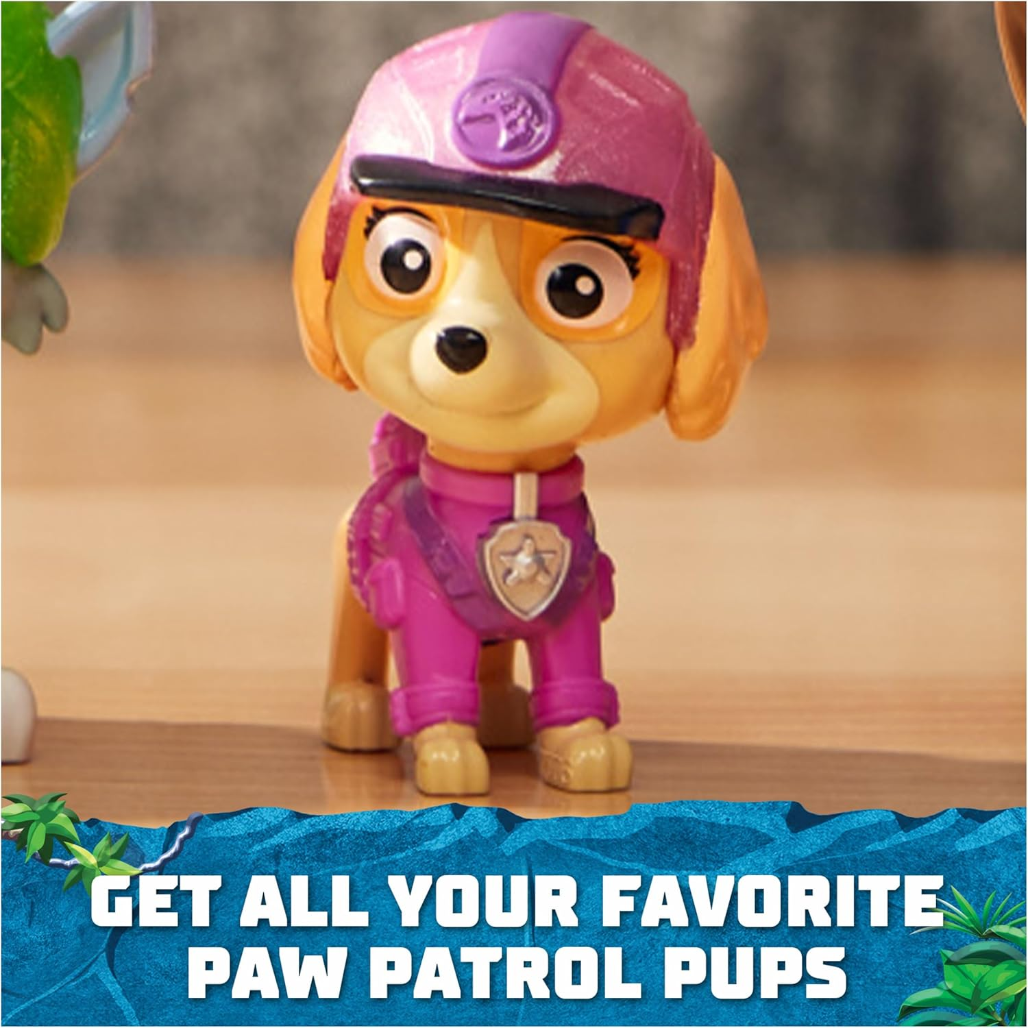 Jungle Pups Action Figures Gift Pack, with 8 Collectible Toy Figures