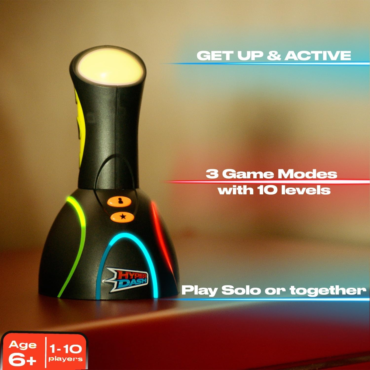 Fast Reaction Race Game, Race against Yourself or up to 10 Friends for Kids