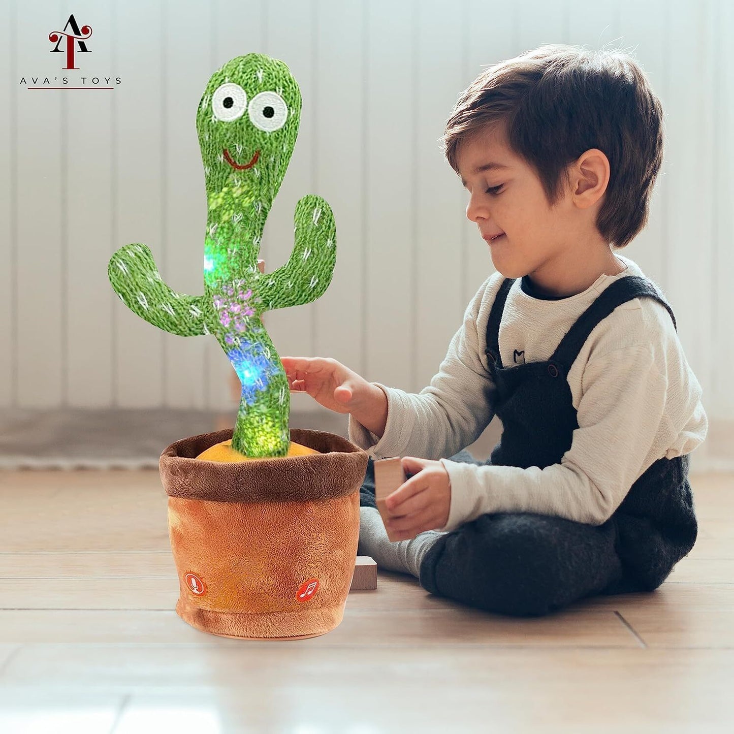 Talking Cactus Toy Repeating Sensory Toys – Baby Boy and Baby Girl Toys