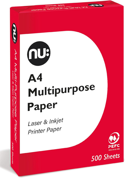 Multi-Purpose Printer Paper, White, 500 Sheets