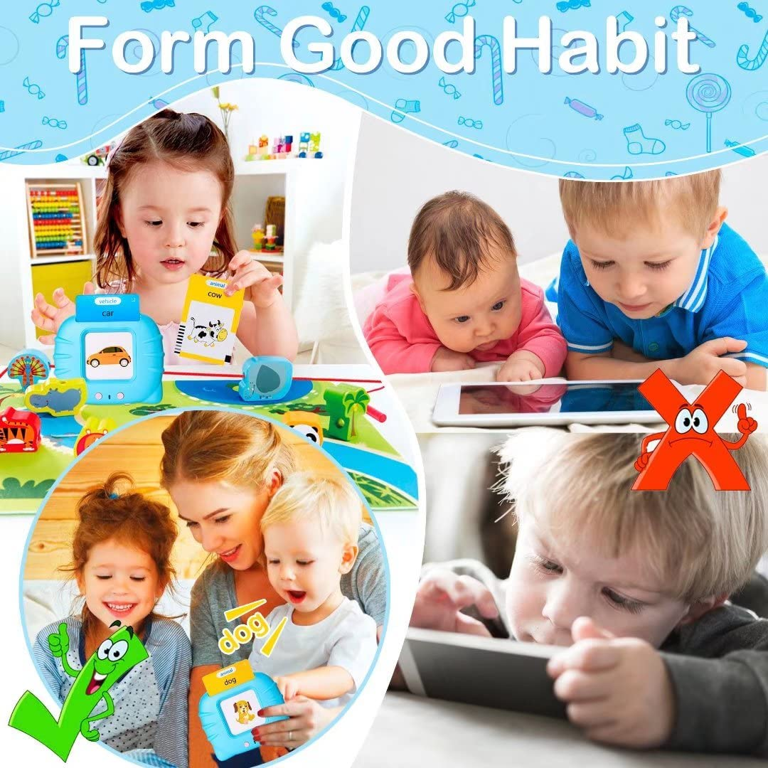 Talking Flash Cards Educational Toys for Learning Reading Machine with 224 Words