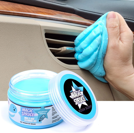 Car Cleaning Gel Kit for Interior, Non Water Car Detailing Putty