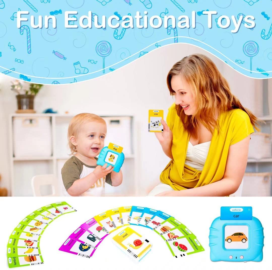 Talking Flash Cards Educational Toys for Learning Reading Machine with 224 Words