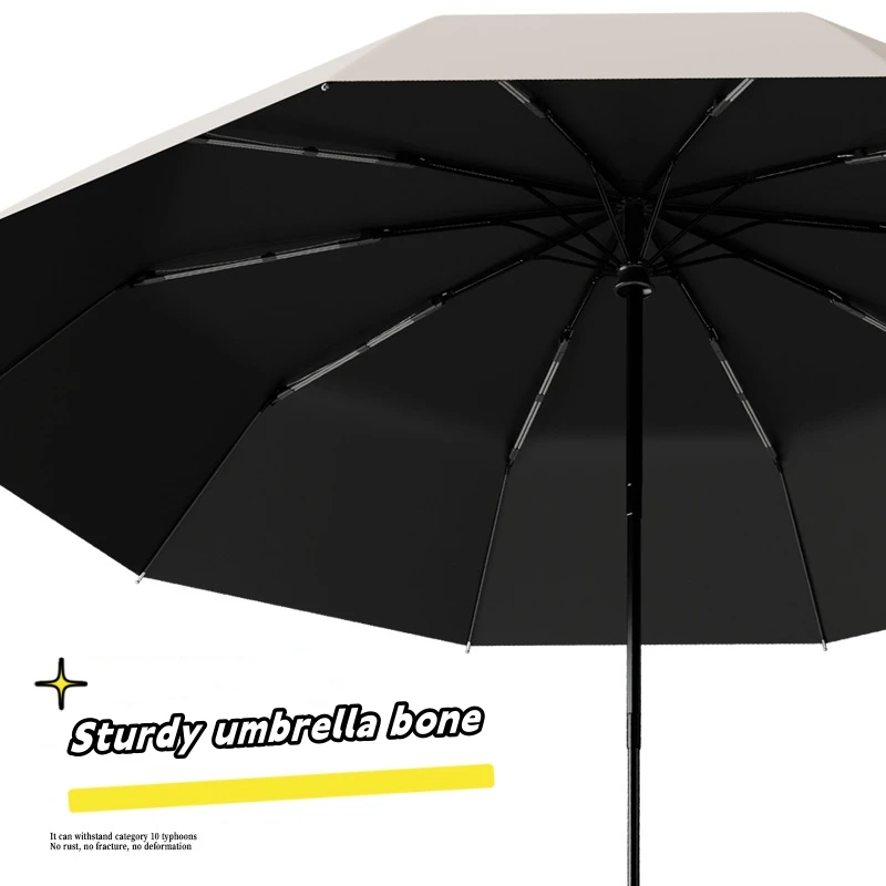 Extra Large Reinforced Wind-Resistant Rain-Resistant Dual-Purpose Uv-Resistant F