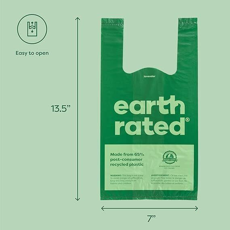 Earth Rated Dog Poo Bags Guaranteed Leak Proof and Extra Thick Waste Bag Refill