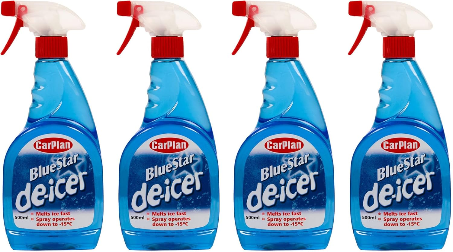 TDI501 Blue Star Winter De Icer Trigger Spray 500Ml X 4