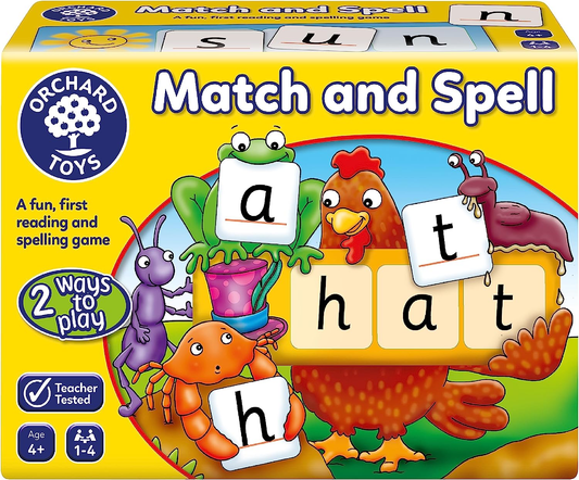 Match and Spell Game Learning & Educational Toys with Sight Words & Flash Cards